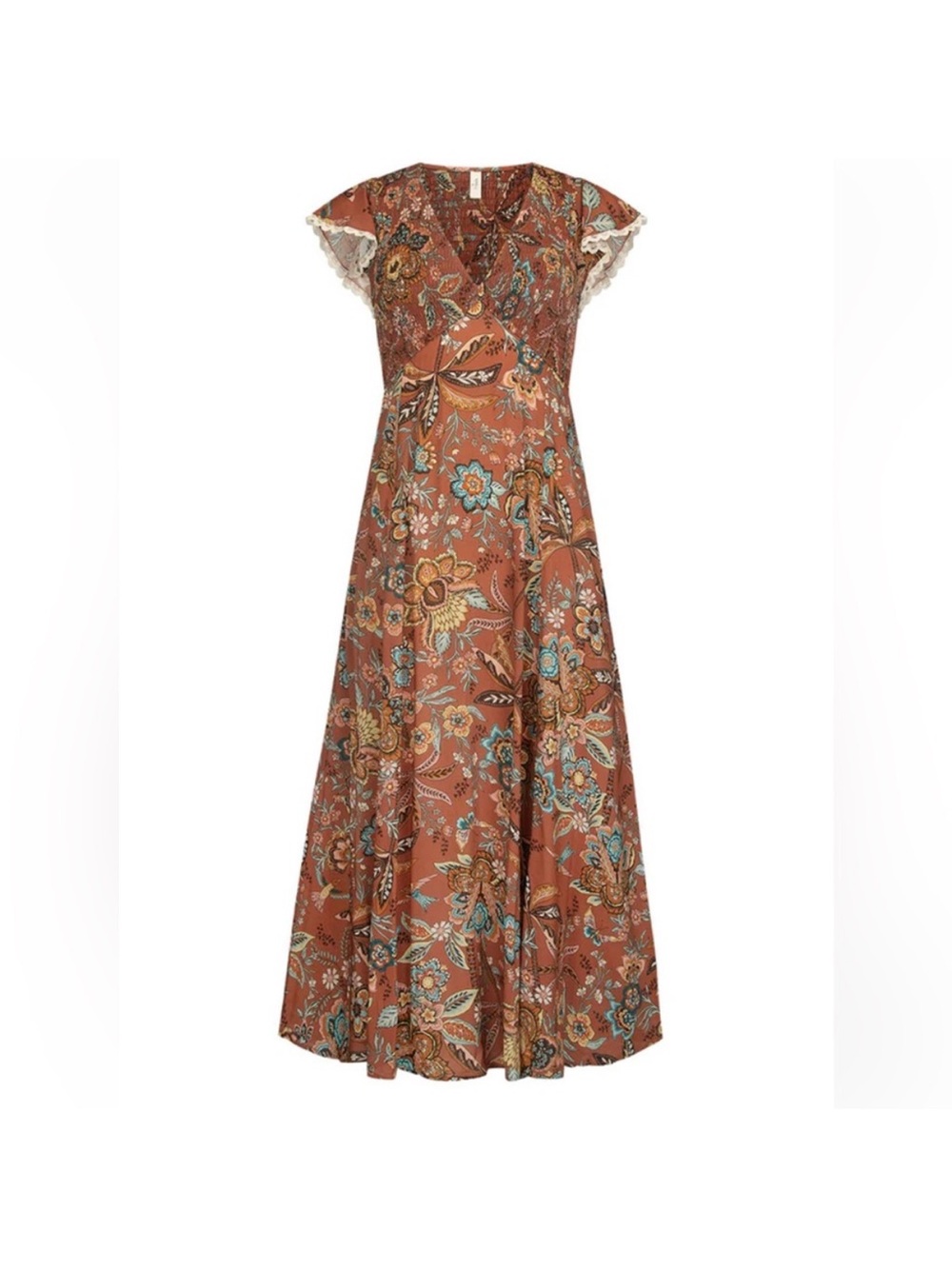 Spell Mojave Lily shirred maxi dress 🕊️ - Picture 4 of 10